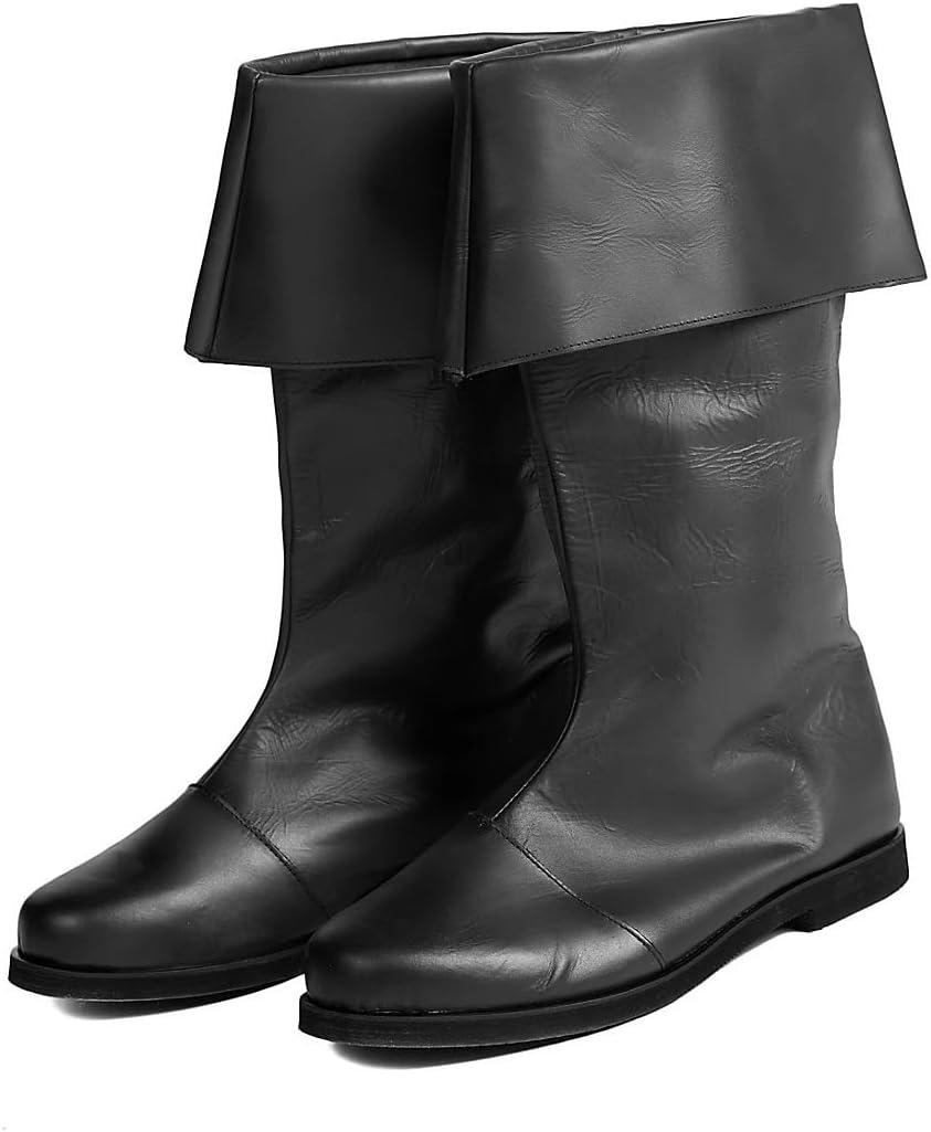 Мужские пиратские ботинки эпохи Возрождения из искусственной кожи, большие, средневековые, стимпанк, вестерн, рыцарские ботинки на Хэллоуин Helltaker, черный
Мужские пиратские ботинки эпохи Возрождения из искусственной кожи, большие, средневековые, стимпанк, вестерн, рыцарские ботинки на Хэллоуин Helltaker, черный