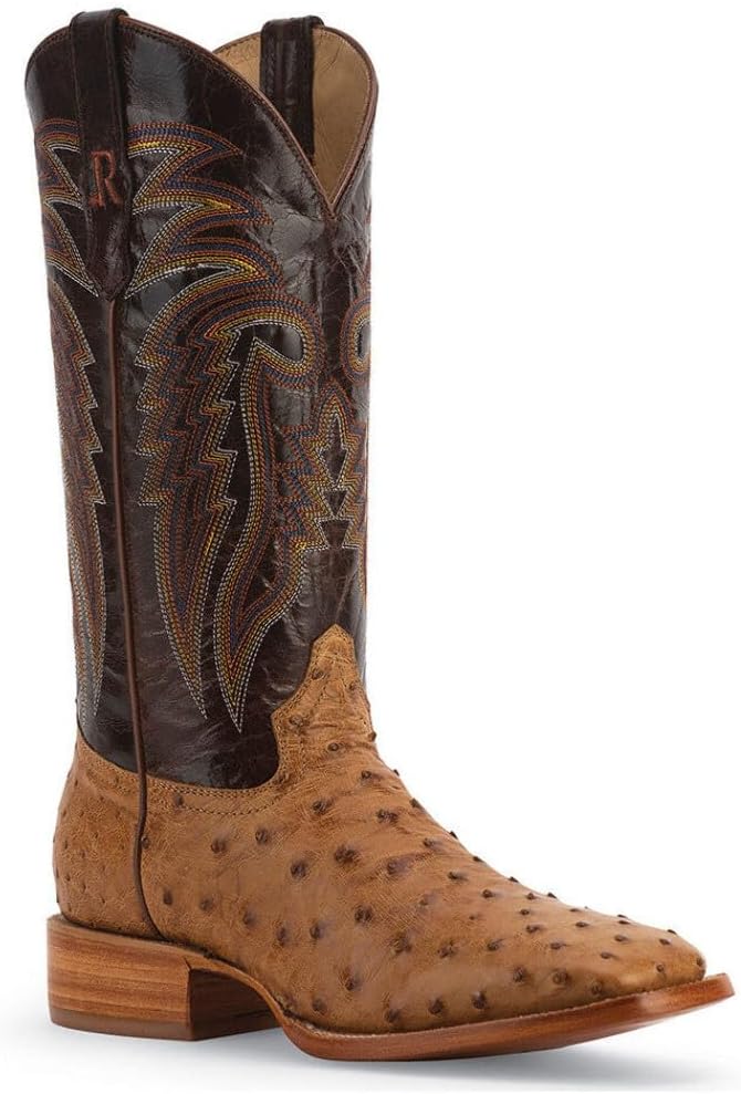 Мужские повседневные сапоги R. Watson с квадратным носком, средней длины, из кожи страуса с вышивкой - коричневые R. Watson Boots
Мужские повседневные сапоги R. Watson с квадратным носком, средней длины, из кожи страуса с вышивкой - коричневые R. Watson Boots