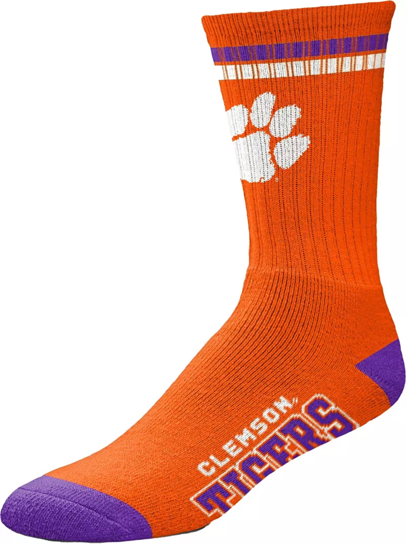 Молодежные носки Clemson Tigers с 4 полосками для босых ног Deuce For Bare Feet
Молодежные носки Clemson Tigers с 4 полосками для босых ног Deuce For Bare Feet