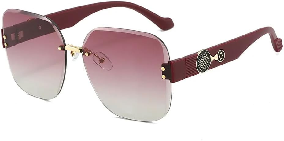 Женские солнцезащитные очки большого размера, мужские винтажные солнцезащитные очки в крупной оправе без оправы для вождения, очки с защитой от УФ-излучения UV400 LANGSER, C2
Женские солнцезащитные очки большого размера, мужские винтажные солнцезащитные очки в крупной оправе без оправы для вождения, очки с защитой от УФ-излучения UV400 LANGSER, C2