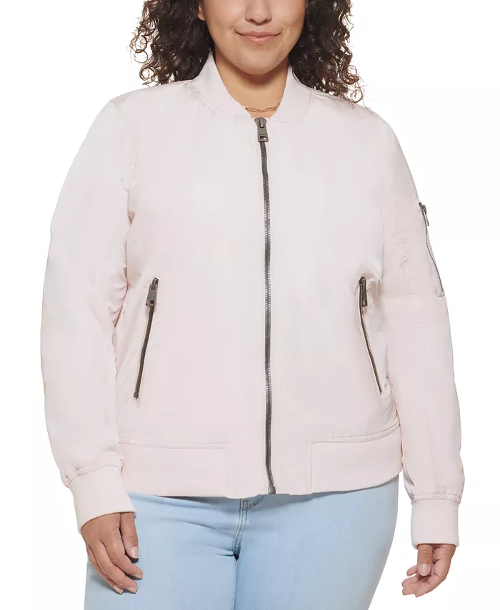 Модная куртка-бомбер Melanie больших размеров Levi's, розовый
Модная куртка-бомбер Melanie больших размеров Levi's, розовый
