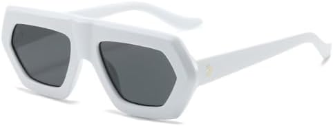 Солнцезащитные очки неправильной квадратной формы 2027 года для женщин и мужчин, ретро-очки с градиентным переходом цвета, модные солнцезащитные очки UV400 MTZJH, White
Солнцезащитные очки неправильной квадратной формы 2027 года для женщин и мужчин, ретро-очки с градиентным переходом цвета, модные солнцезащитные очки UV400 MTZJH, White