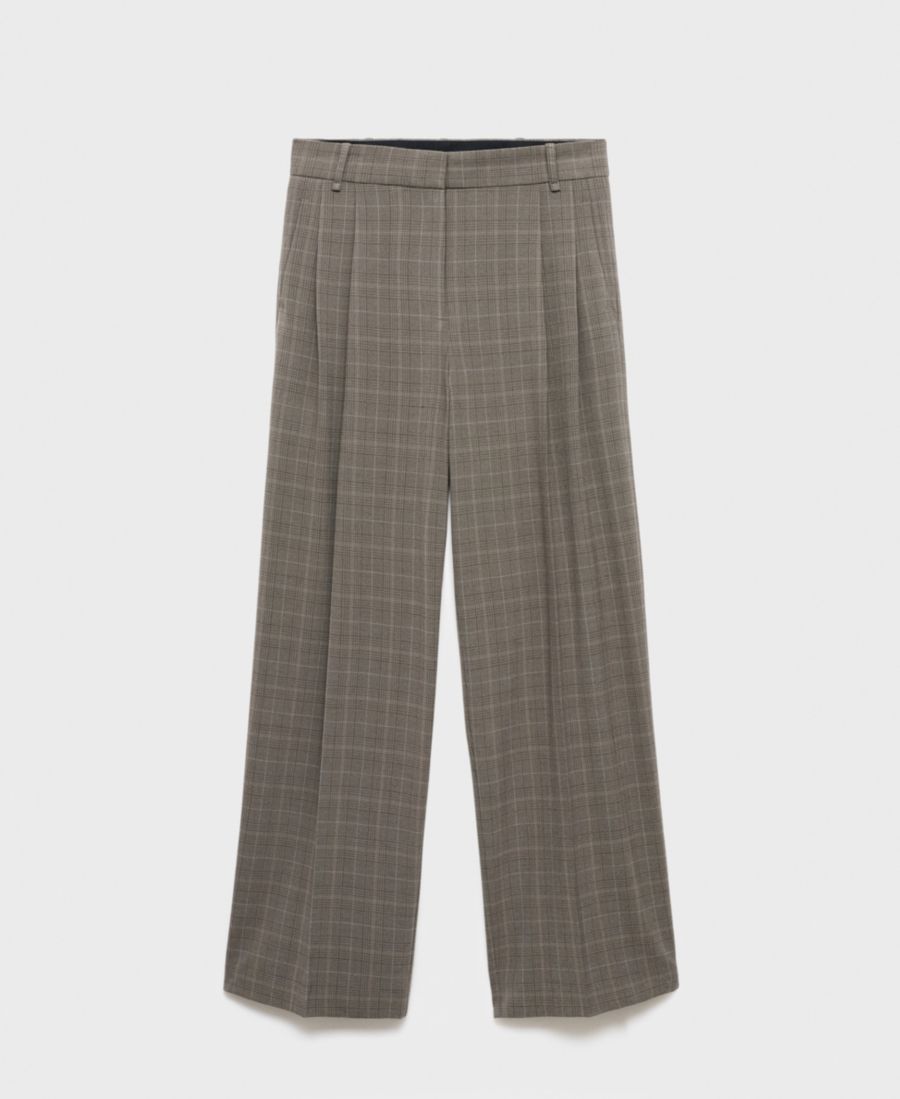 Женские брюки в клетку с широкими штанинами, как у костюма MANGO, Medium Brown
Женские брюки в клетку с широкими штанинами, как у костюма MANGO, Medium Brown