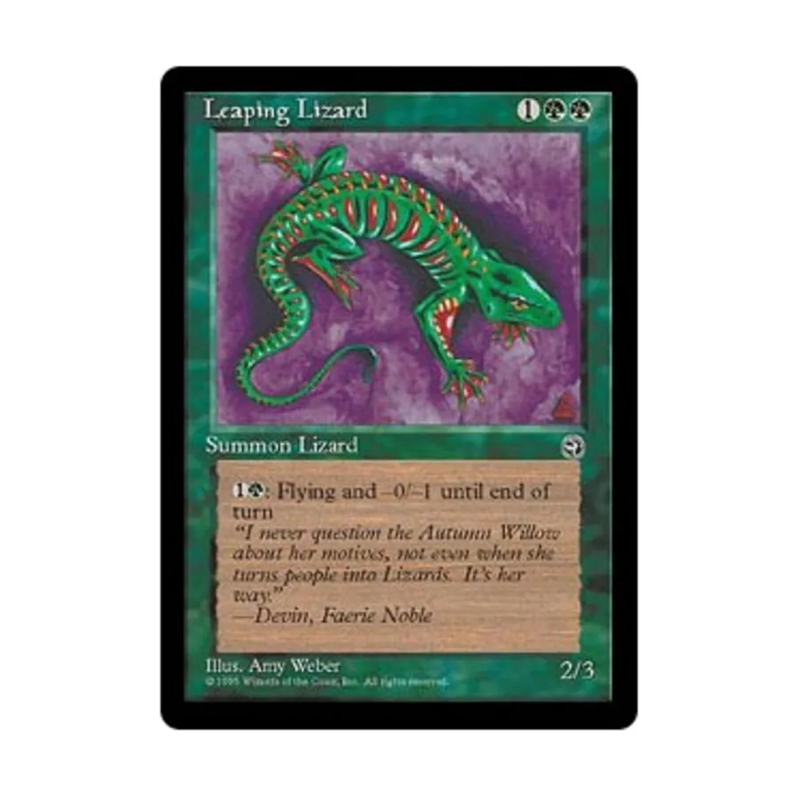 CCG Прыгающая ящерица (С), MTG - Homelands
CCG Прыгающая ящерица (С), MTG - Homelands