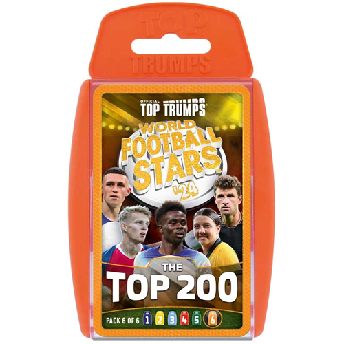 Настольная игра World Football Stars Top 200 Top Trumps – Pack 6
Настольная игра World Football Stars Top 200 Top Trumps – Pack 6