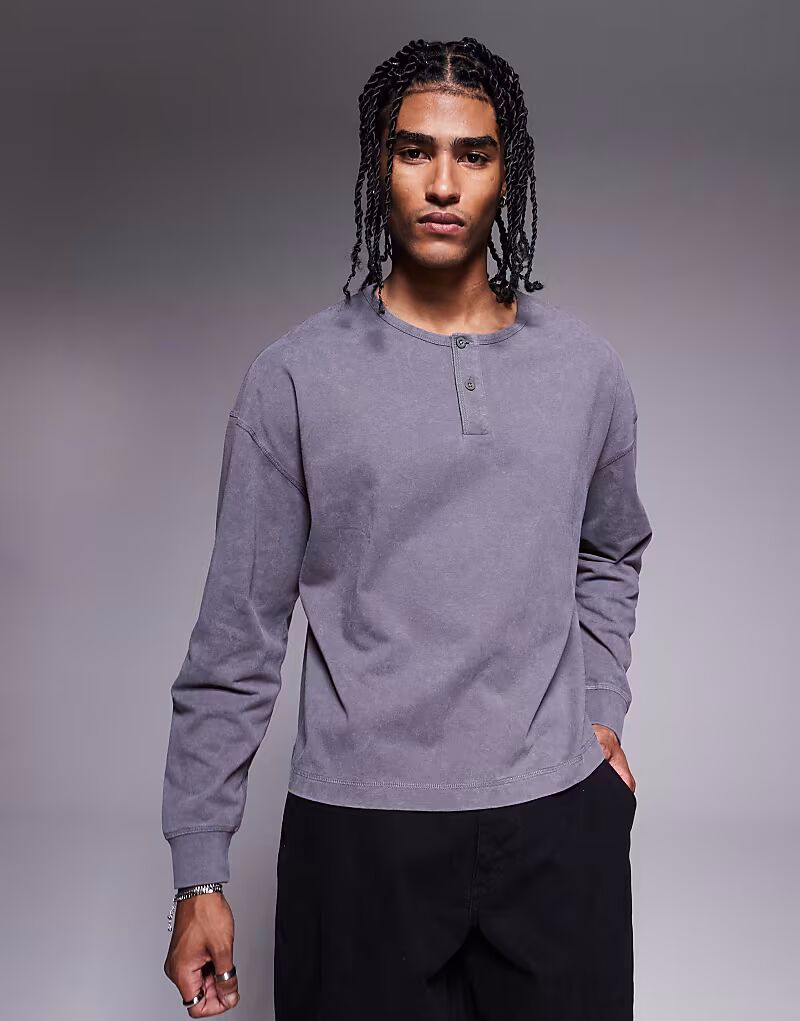 Рубашка свободного кроя с длинными рукавами ASOS DESIGN черного цвета, плотность 220 г/м²
Рубашка свободного кроя с длинными рукавами ASOS DESIGN черного цвета, плотность 220 г/м²