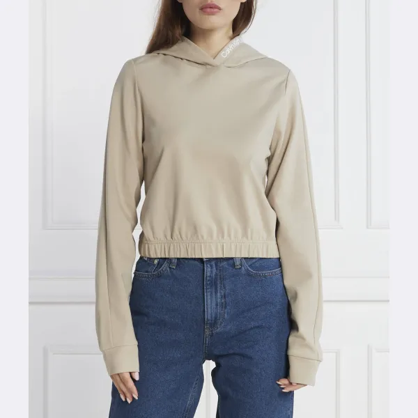 Укороченная толстовка Calvin Klein, бежевый
Укороченная толстовка Calvin Klein, бежевый