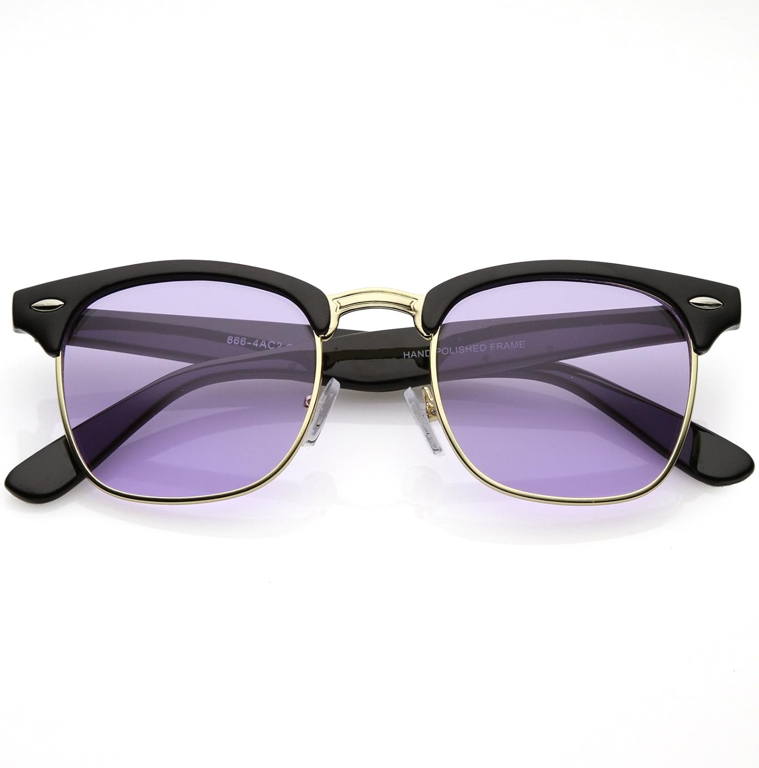 zeroUV - Современные полуободковые солнцезащитные очки с квадратными линзами и цветными тонированными линзами в роговой оправе, диаметр линз 49 мм, Black Gold / Purple
zeroUV - Современные полуободковые солнцезащитные очки с квадратными линзами и цветными тонированными линзами в роговой оправе, диаметр линз 49 мм, Black Gold / Purple