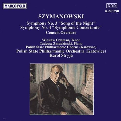CD диск Szymanowski: Symphonies 3 & 4
CD диск Szymanowski: Symphonies 3 & 4
