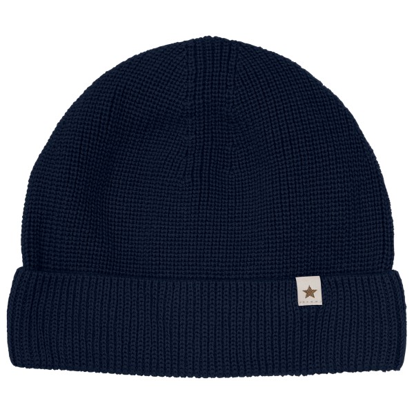 Детская шерстяная вязаная шапка-бини Huttelihut, синий 
Детская шерстяная вязаная шапка-бини Huttelihut, синий
