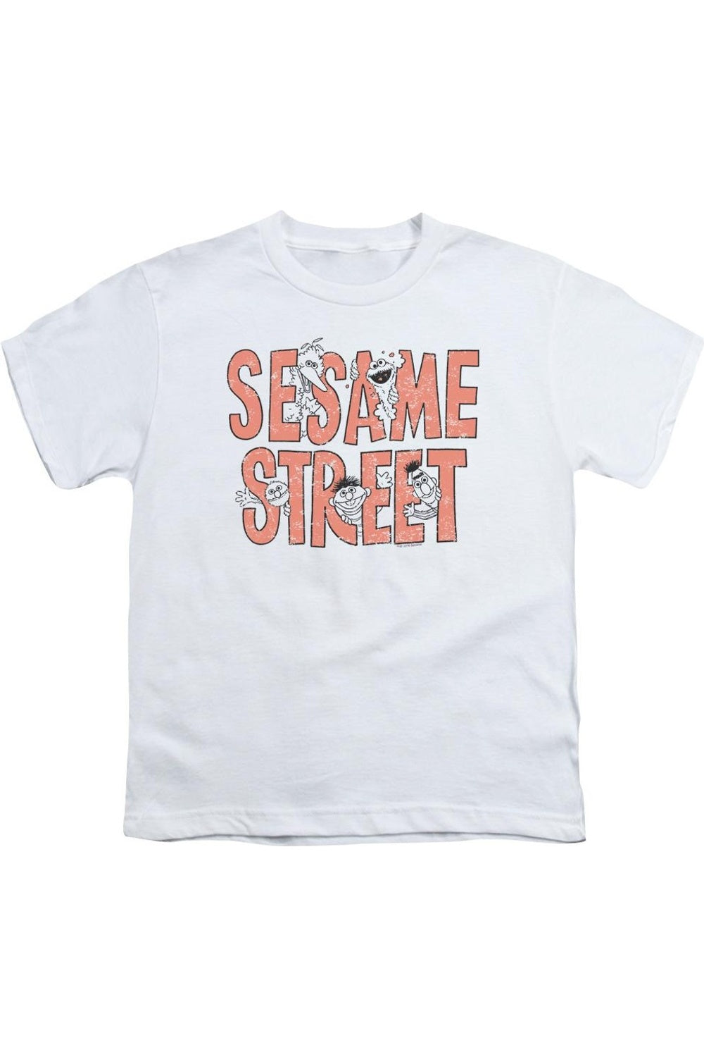Футболка с коротким рукавом для детей "Улица Сезам: Буквы" Gildan, белый
Футболка с коротким рукавом для детей "Улица Сезам: Буквы" Gildan, белый