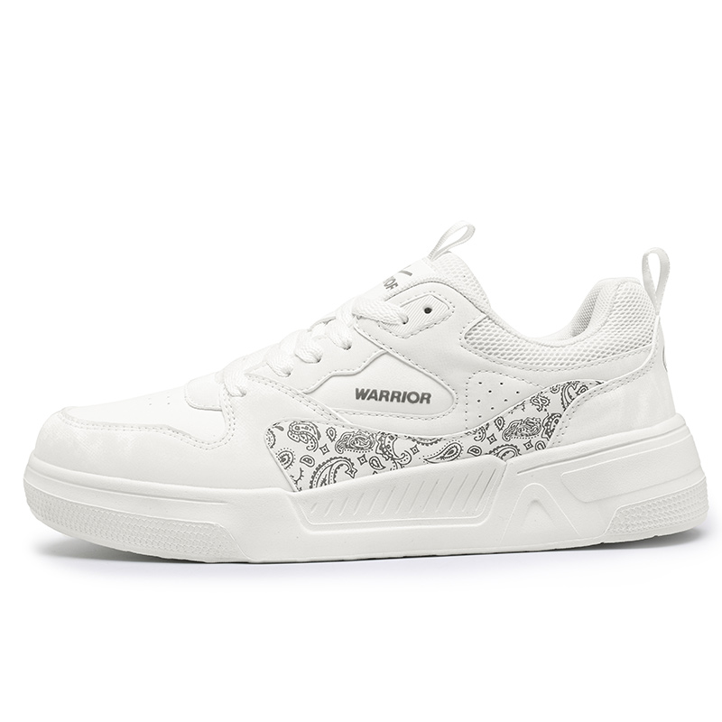 WARRIOR Износостойкие, легкие, дышащие и нескользящие. Низкие мужские скейтбордические кроссовки, белые и серые
WARRIOR Износостойкие, легкие, дышащие и нескользящие. Низкие мужские скейтбордические кроссовки, белые и серые