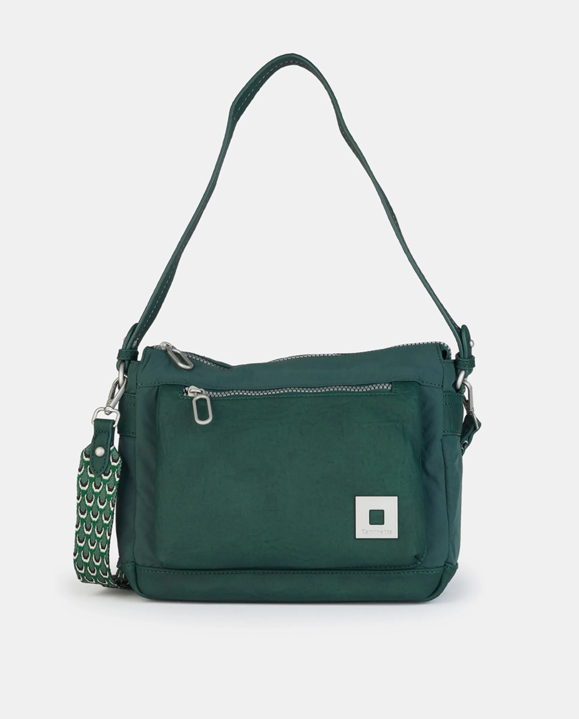 Сумка через плечо с молнией Caminatta, зеленый
Сумка через плечо с молнией Caminatta, зеленый