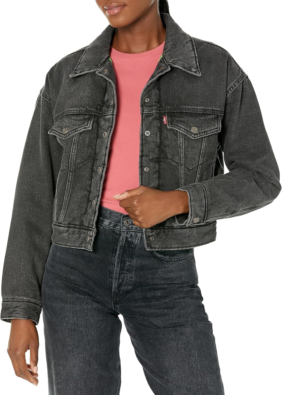 Женская утепленная куртка дальнобойщика Levi's, Thank You Very Little
Женская утепленная куртка дальнобойщика Levi's, Thank You Very Little