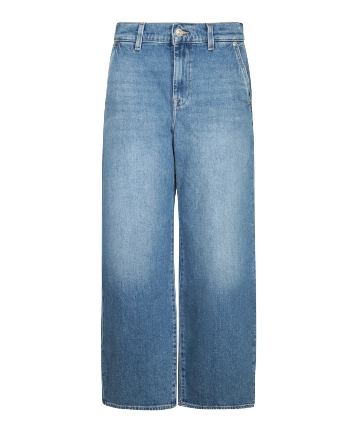 Джинсы с широкими штанинами, синий, осень-зима 2025 7 For All Mankind, синий
Джинсы с широкими штанинами, синий, осень-зима 2025 7 For All Mankind, синий