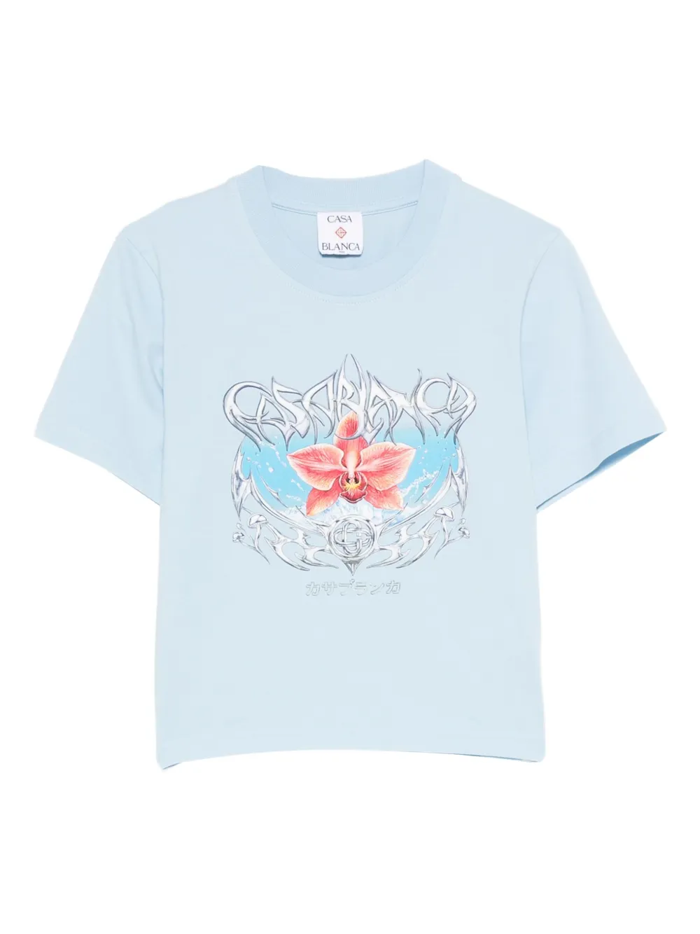Хлопковая футболка с принтом "орхидеи" Blades CASABLANCA, синий
Хлопковая футболка с принтом "орхидеи" Blades CASABLANCA, синий