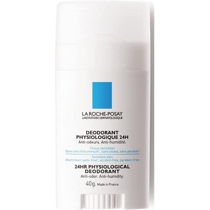 Дезодорант-стик Physiologique 24H, 40 г, La Roche-Posay
Дезодорант-стик Physiologique 24H, 40 г, La Roche-Posay
