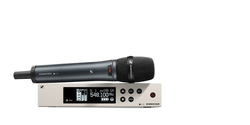 Микрофонная система Sennheiser EW 100 G4-835-S Wireless Handheld Microphone System (Band A, 516-558 MHz)
Микрофонная система Sennheiser EW 100 G4-835-S Wireless Handheld Microphone System (Band A, 516-558 MHz)