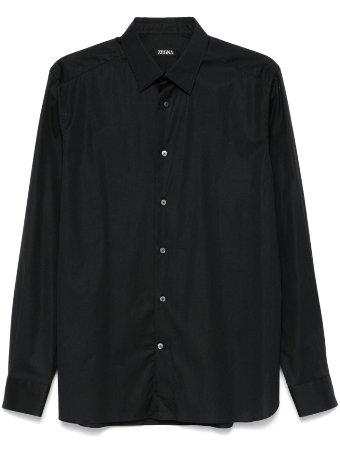 Zegna поплиновая рубашка, черный
Zegna поплиновая рубашка, черный