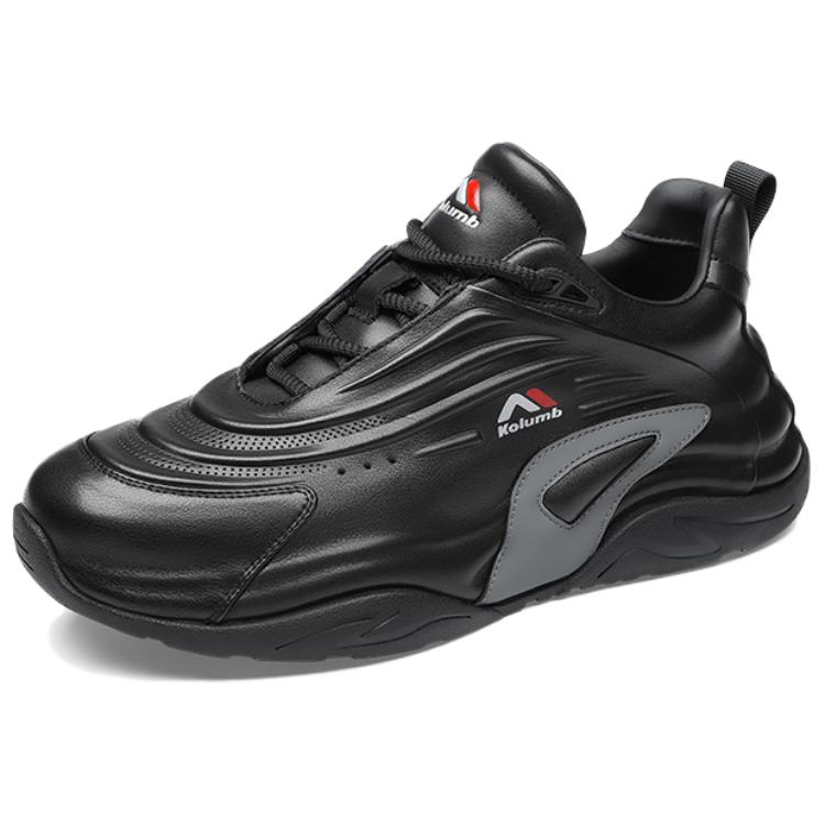 Kolumb Нескользящие дышащие низкие массивные кроссовки для мужчин, черно-серого цвета
Kolumb Нескользящие дышащие низкие массивные кроссовки для мужчин, черно-серого цвета