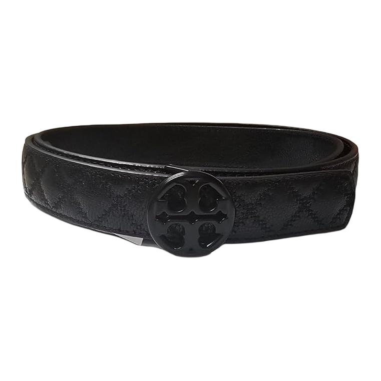 TORY BURCH Кожаный ремень унисекс черный ширина 2.54 см, Black
TORY BURCH Кожаный ремень унисекс черный ширина 2.54 см, Black