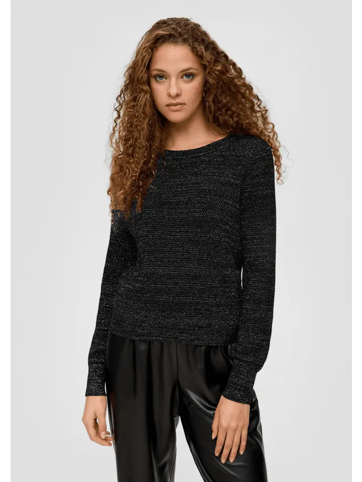 Пуловер QS Strick langarm, цвет schwarz-silber
Пуловер QS Strick langarm, цвет schwarz-silber