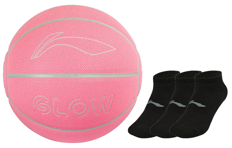 LINING Баскетбольный мяч badfive pu розовый размер 7 светящийся в темноте unisex
LINING Баскетбольный мяч badfive pu розовый размер 7 светящийся в темноте unisex