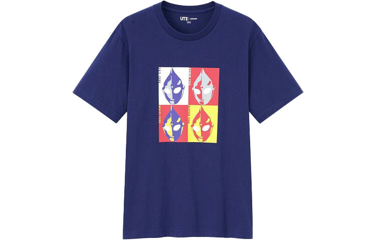 Футболка мужская темно-синяя Uniqlo, темно-синий 
Футболка мужская темно-синяя Uniqlo, темно-синий