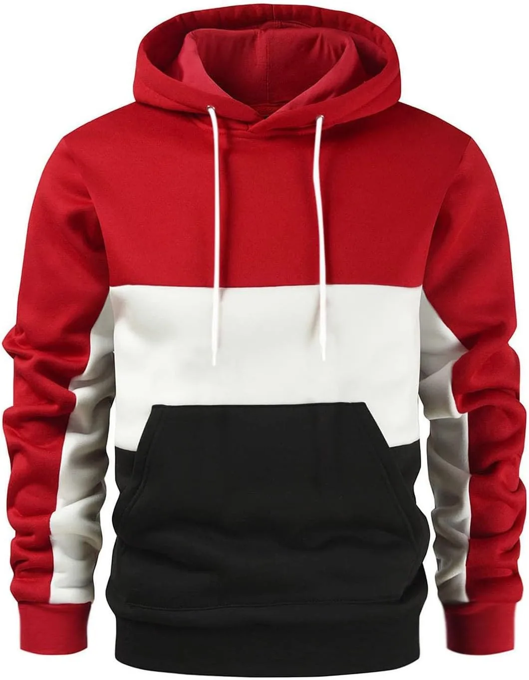 Мужской худи с капюшоном Color Block Fleece Long Sleeve Patchwork с карманами
Мужской худи с капюшоном Color Block Fleece Long Sleeve Patchwork с карманами