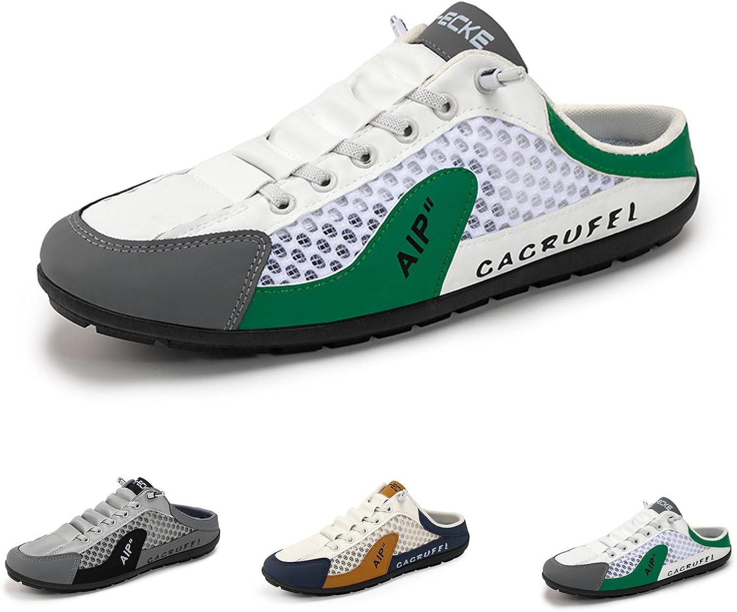 Мужские слипоны-мюли без задника, противоскользящие прогулочные кроссовки - легкие дышащие повседневные спортивные туфли для вождения и путешествий Generic, зеленый
Мужские слипоны-мюли без задника, противоскользящие прогулочные кроссовки - легкие дышащие повседневные спортивные туфли для вождения и путешествий Generic, зеленый