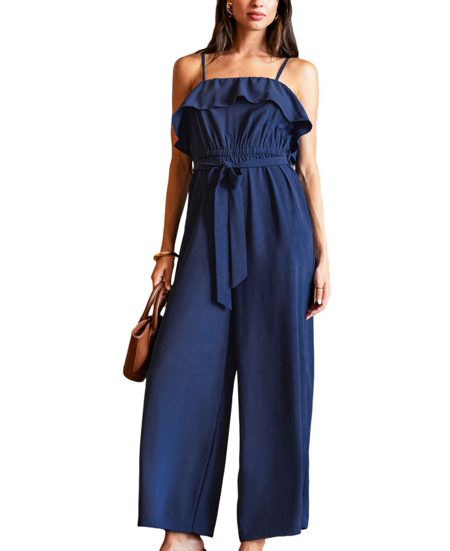 Женский синий комбинезон Sunday Glow Cupshe, Dark blue
Женский синий комбинезон Sunday Glow Cupshe, Dark blue