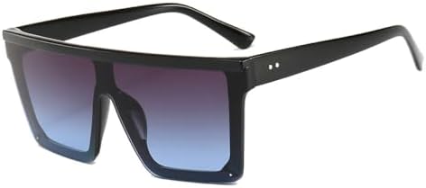 Женские классические квадратные солнцезащитные очки с плоской верхней частью, фиолетовое зеркальное покрытие, защита от ультрафиолета UV400 (2026 год) MTZJH, Grey Blue Gradient
Женские классические квадратные солнцезащитные очки с плоской верхней частью, фиолетовое зеркальное покрытие, защита от ультрафиолета UV400 (2026 год) MTZJH, Grey Blue Gradient