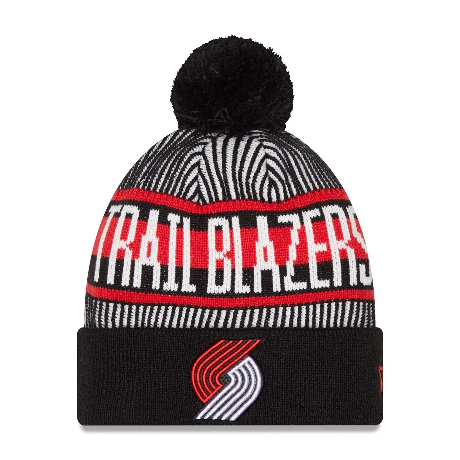 Мужская черная вязаная шапка New Era Portland Trail Blazer с манжетами и помпоном
Мужская черная вязаная шапка New Era Portland Trail Blazer с манжетами и помпоном