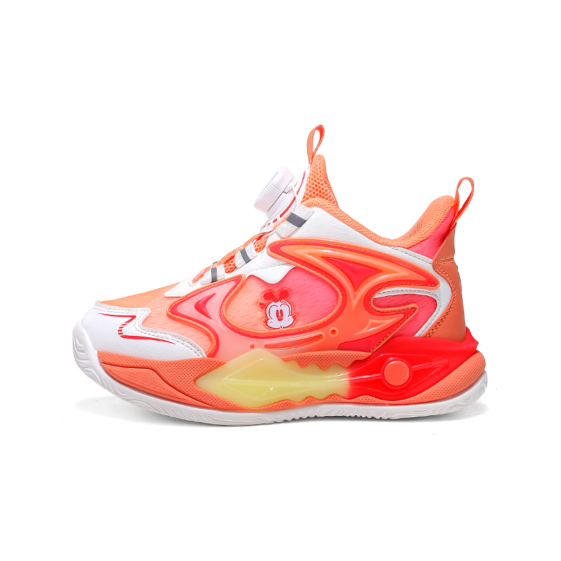 Баскетбольные кроссовки для детей и подростков с противоскользящей амортизацией BOBDOG, оранжевый 
Баскетбольные кроссовки для детей и подростков с противоскользящей амортизацией BOBDOG, оранжевый