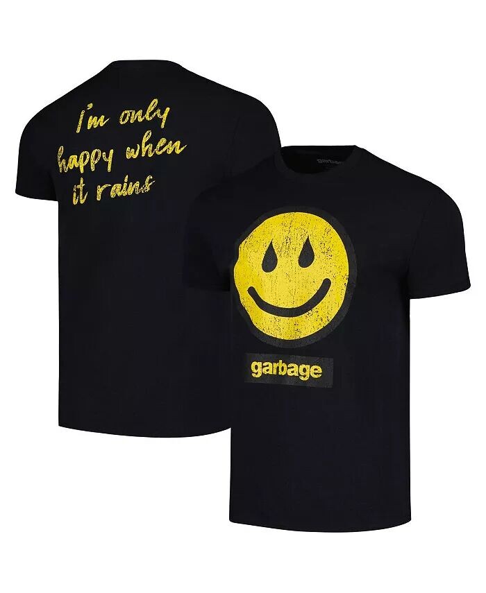Мужская черная футболка с рисунком Garbage I'm Only Happy When It Rains Manhead Merch
Мужская черная футболка с рисунком Garbage I'm Only Happy When It Rains Manhead Merch
