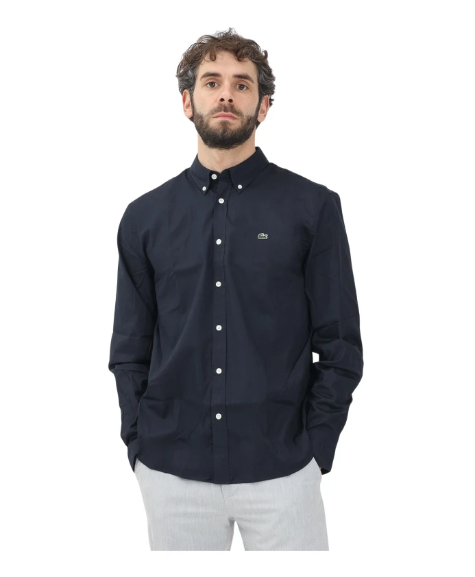 Синяя рубашка с длинными рукавами в элегантном стиле. Lacoste, синий
Синяя рубашка с длинными рукавами в элегантном стиле. Lacoste, синий