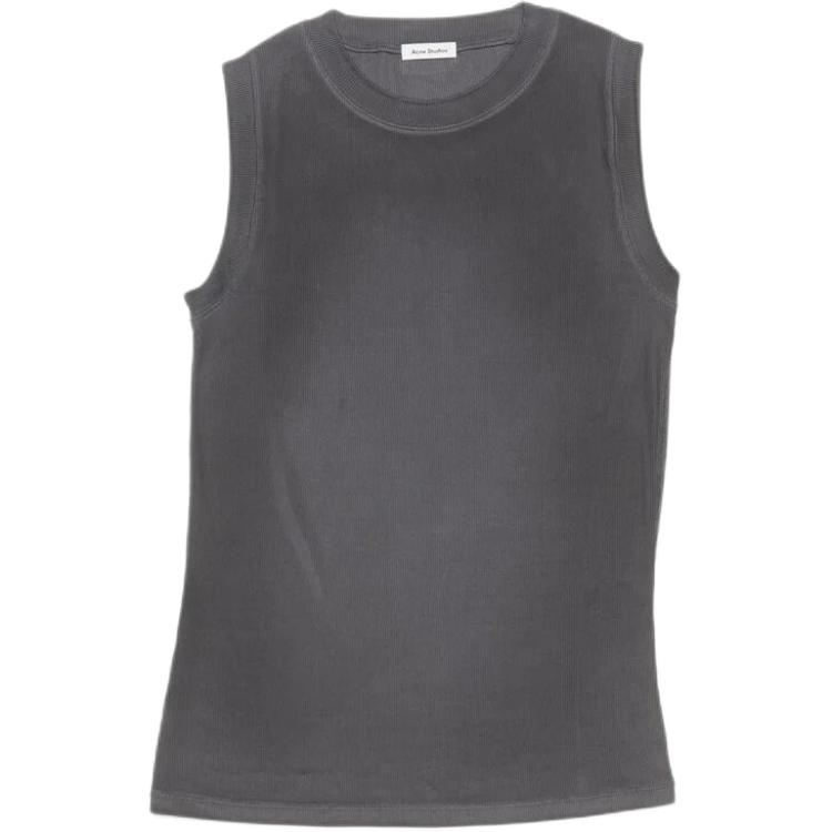 Ребристый майка-ловерол Acne Studios, черный
Ребристый майка-ловерол Acne Studios, черный