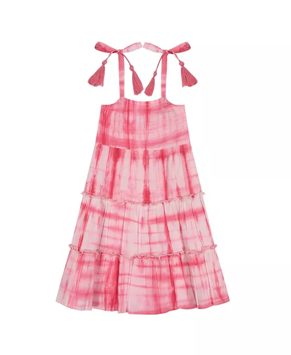 Детское летнее платье Bella с завязками на плечах, выполненное в технике шибори с гибискусом - для малышей и взрослых. Mer St. Barth, розовый
Детское летнее платье Bella с завязками на плечах, выполненное в технике шибори с гибискусом - для малышей и взрослых. Mer St. Barth, розовый