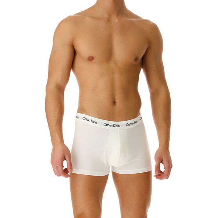 Низкие эластичные трусы Кальвин Кляйн, белый (1 комплект 3 штуки)
Низкие эластичные трусы Кальвин Кляйн, белый (1 комплект 3 штуки)