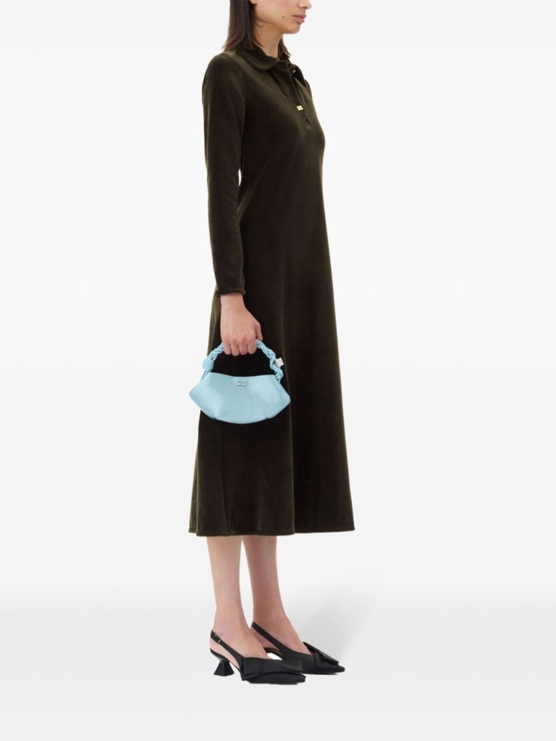 GANNI сумка-тоут Bou размера мини, синий
GANNI сумка-тоут Bou размера мини, синий