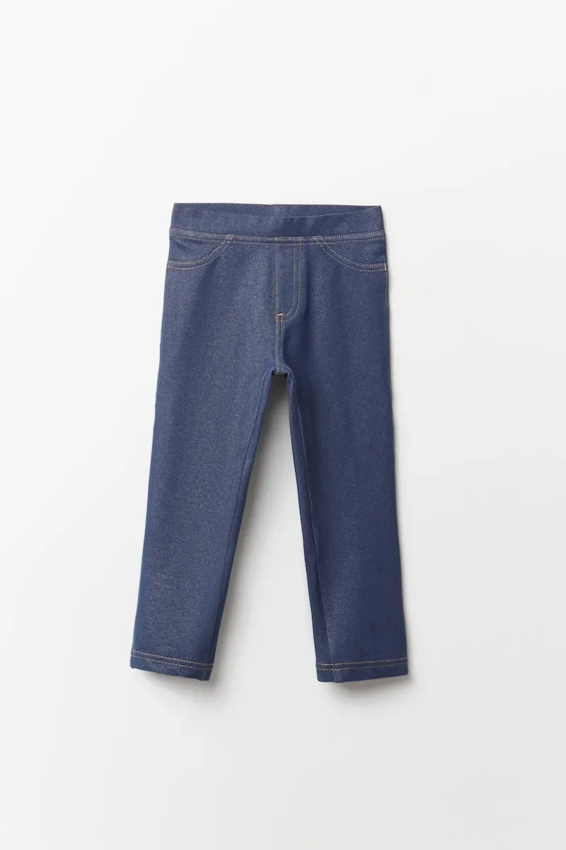 Джинсовые леггинсы из трикотажа Sfera, синий
Джинсовые леггинсы из трикотажа Sfera, синий