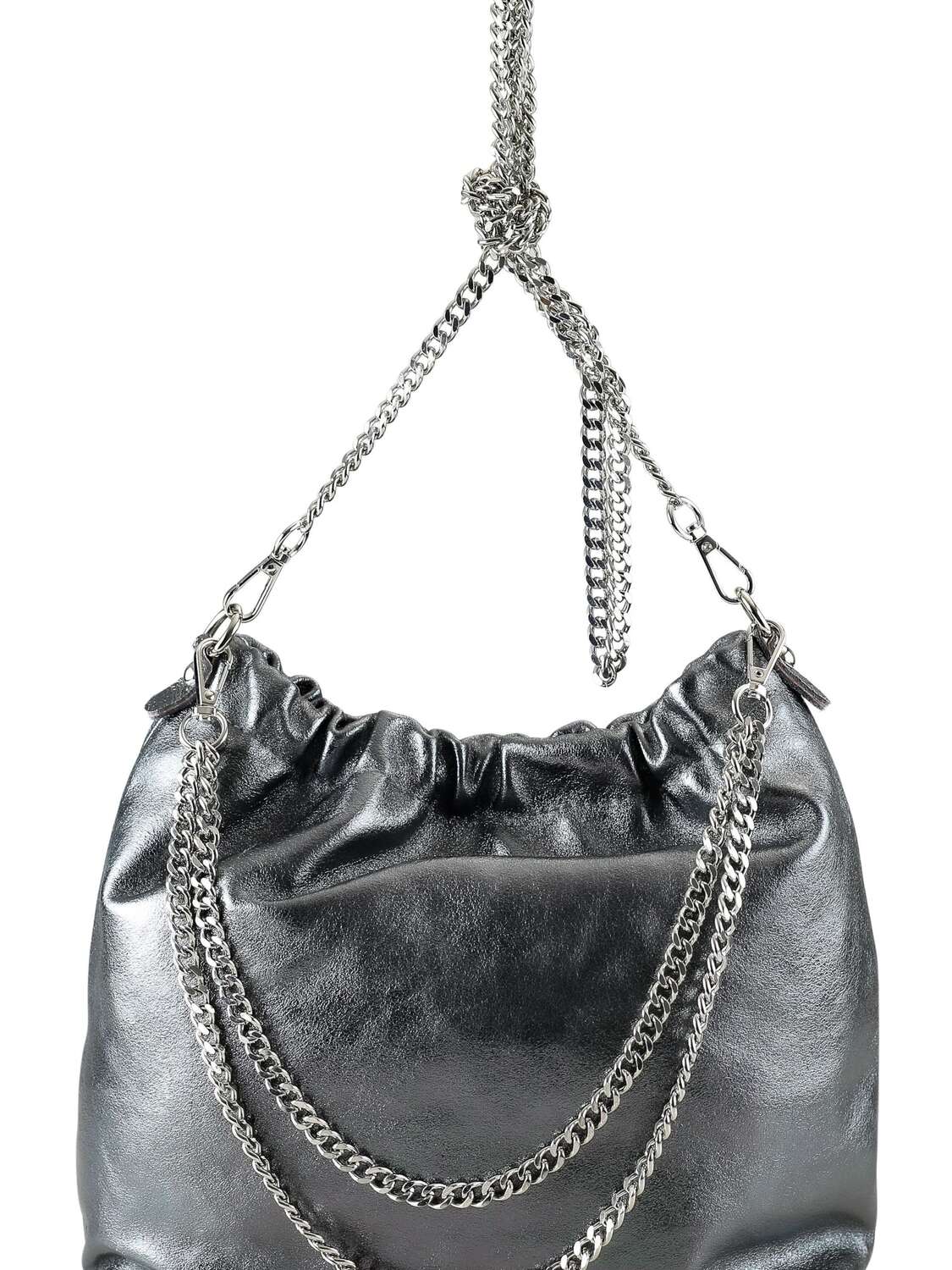 COLLEZIONE ALESSANDRO Сумка кроссбоди 'Chicca' в серебристом цвете
COLLEZIONE ALESSANDRO Сумка кроссбоди 'Chicca' в серебристом цвете