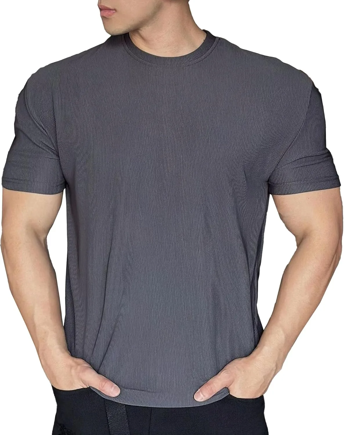 Мужская футболка Stretch Soft Sport летняя свободная с круглым вырезом Aosufei
Мужская футболка Stretch Soft Sport летняя свободная с круглым вырезом Aosufei