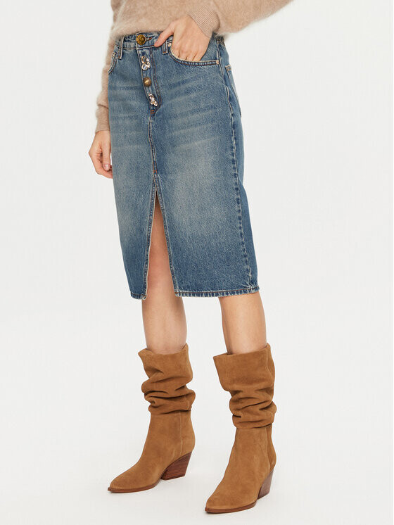 Джинсовая юбка стандартного кроя Vicolo, синий
Джинсовая юбка стандартного кроя Vicolo, синий