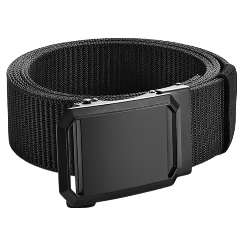 WARRIOR Автоматическая пряжка эластичный повседневный уличный холщовый бездырочный минималистичный универсальный ремень унисекс, Black
WARRIOR Автоматическая пряжка эластичный повседневный уличный холщовый бездырочный минималистичный универсальный ремень унисекс, Black