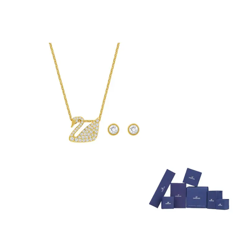 Лебединый элемент, металлическое колье для женщин Swan Element Swarovski
Лебединый элемент, металлическое колье для женщин Swan Element Swarovski