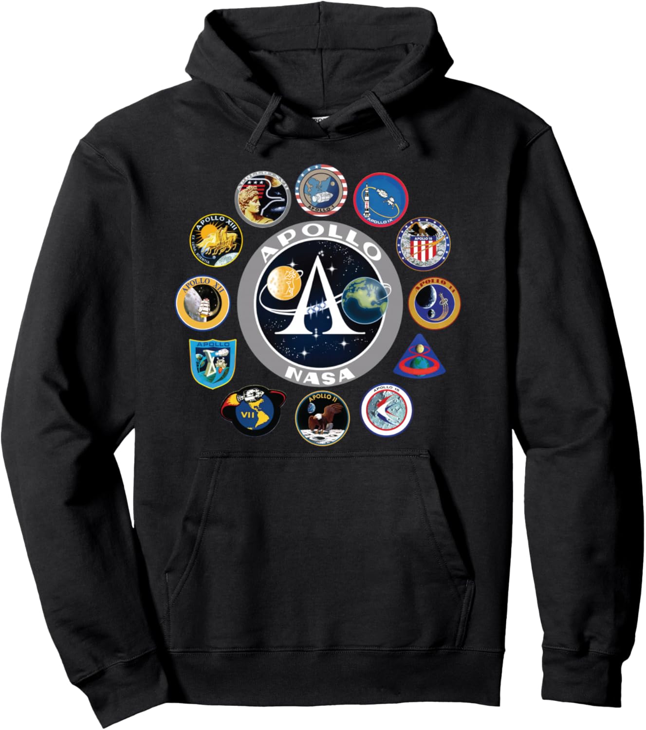 Толстовка NASA Apollo Missions, черный
Толстовка NASA Apollo Missions, черный