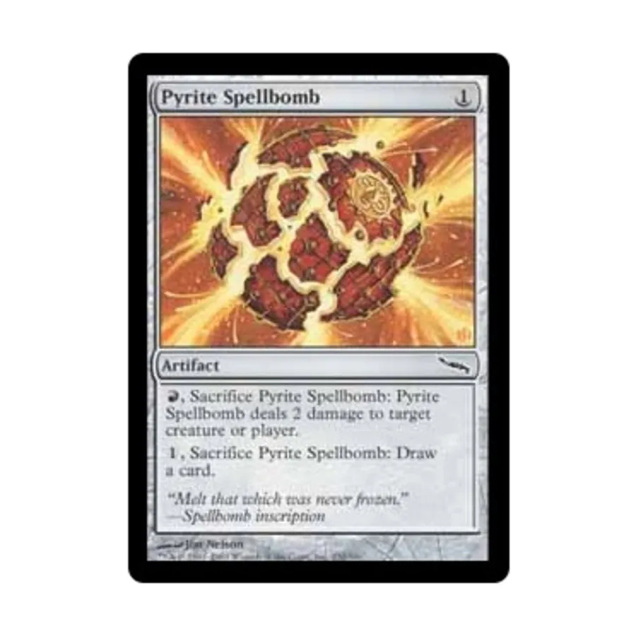 CCG Пиритовая магическая бомба (С), MTG - Mirrodin
CCG Пиритовая магическая бомба (С), MTG - Mirrodin