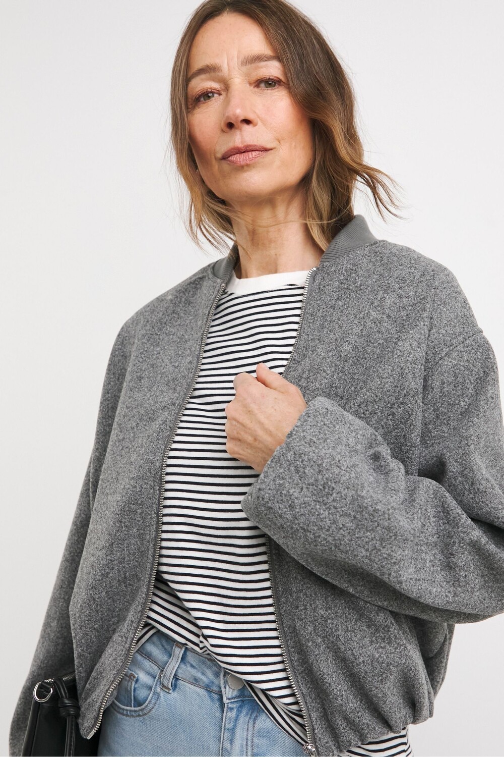 Куртка бомбер из шерсти Jd Williams, серый
Куртка бомбер из шерсти Jd Williams, серый