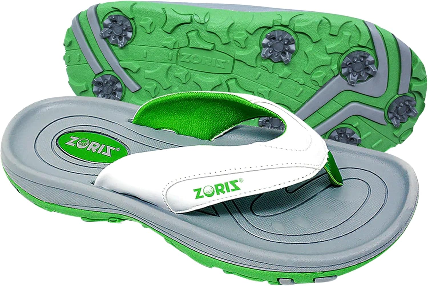 Гольф-сандалии ZORIZ для женщин и мужчин, гольф-шлепанцы с мягкими съемными шипами, обувь для гольфа с более глубоким углублением для пятки и высокими боковыми стенками для надежного комфорта, зеленый
Гольф-сандалии ZORIZ для женщин и мужчин, гольф-шлепанцы с мягкими съемными шипами, обувь для гольфа с более глубоким углублением для пятки и высокими боковыми стенками для надежного комфорта, зеленый
